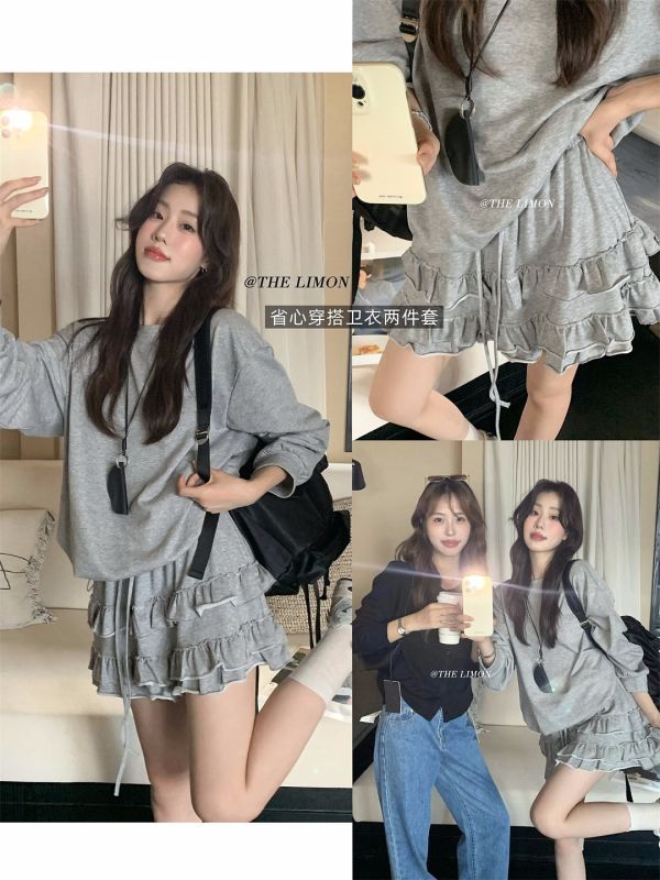 吸睛套裝 甜美休閒兩件套-2色 吸睛套裝 甜美休閒兩件套-2色
