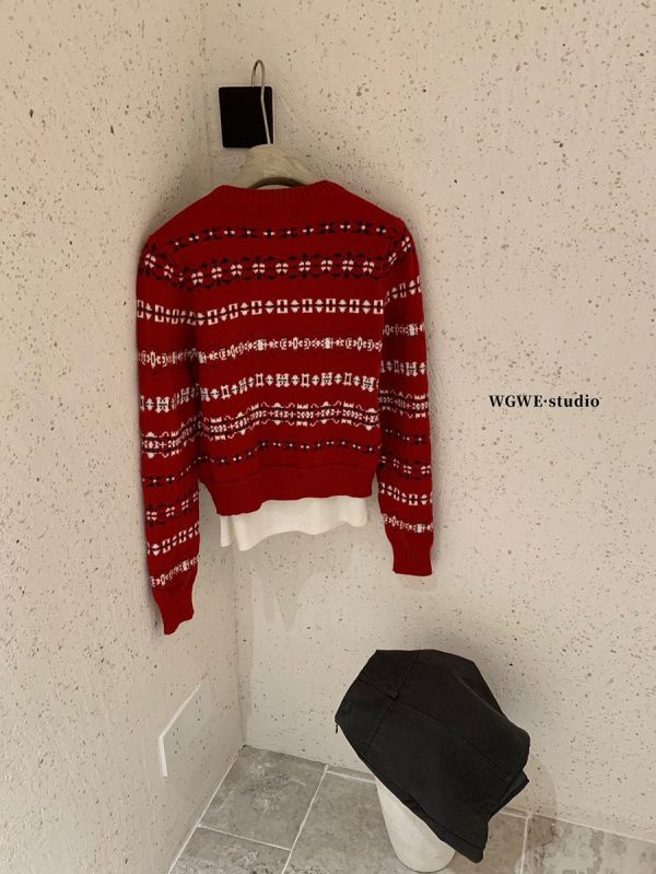 費爾島提花修身針織開衫 費爾島提花修身針織開衫