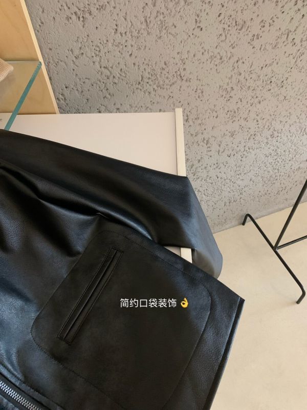 帥氣復古pu皮質感皮外套 帥氣復古pu皮質感皮外套