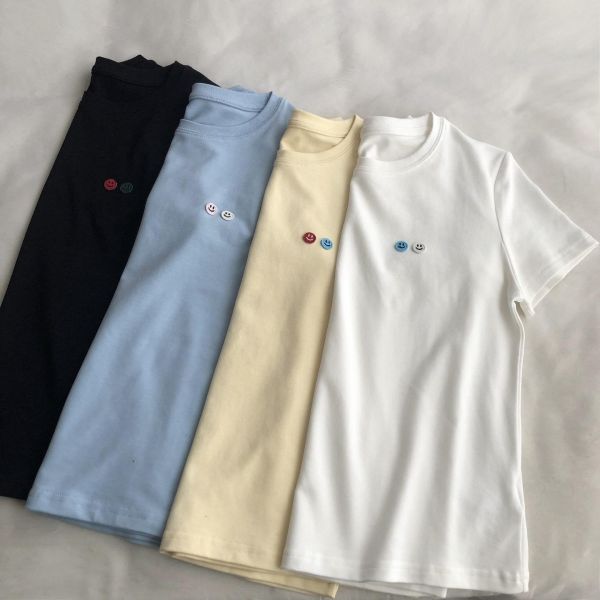 微笑減齡百搭圓領上衣-4色 微笑減齡百搭圓領上衣-4色