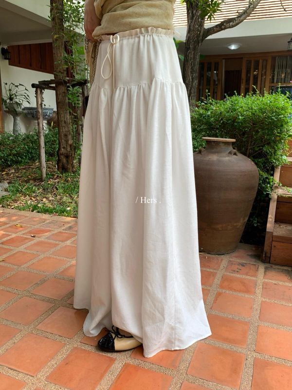 可調整腰圍 慵懶設計感寬鬆休閒闊腿褲-3色 可調整腰圍 慵懶設計感寬鬆休閒闊腿褲-3色