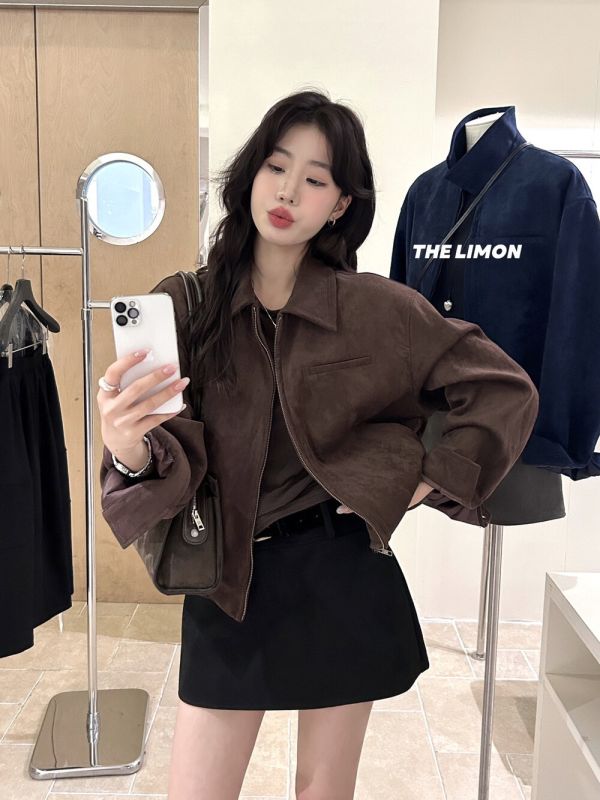 復古寬鬆羊津絨休閒工裝夾克外套-5色 復古寬鬆羊津絨休閒工裝夾克外套-5色