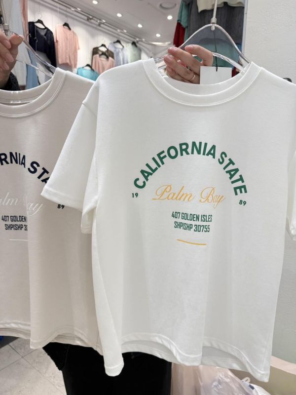 Korea  1989字母休閒T恤-2色 Korea  1989字母休閒T恤-2色