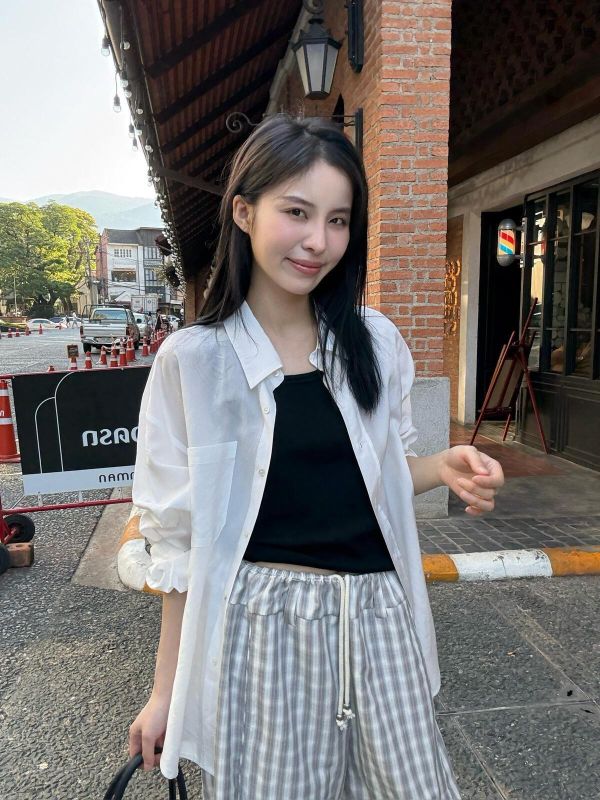 韓系簡約多巴胺基礎寬鬆襯衫上衣-10色 韓系簡約多巴胺基礎寬鬆襯衫上衣-10色