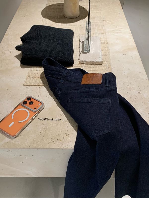 簡約風百搭彈力顯瘦九分小腳牛仔褲 簡約風百搭彈力顯瘦九分小腳牛仔褲