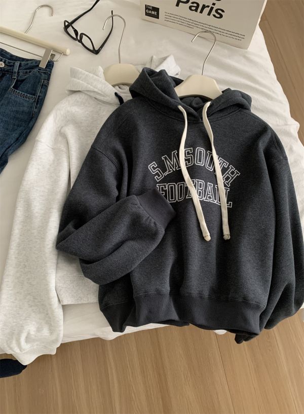 美式復古加絨連帽保暖棉衣-3色 美式復古加絨連帽保暖棉衣-3色