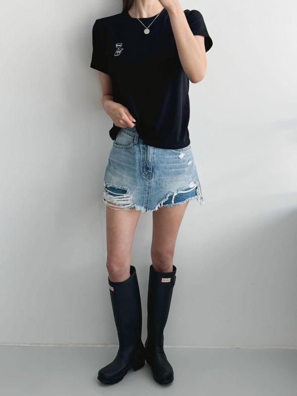 簡約熊熊愛心舒適tee-3色 簡約熊熊愛心舒適tee-3色