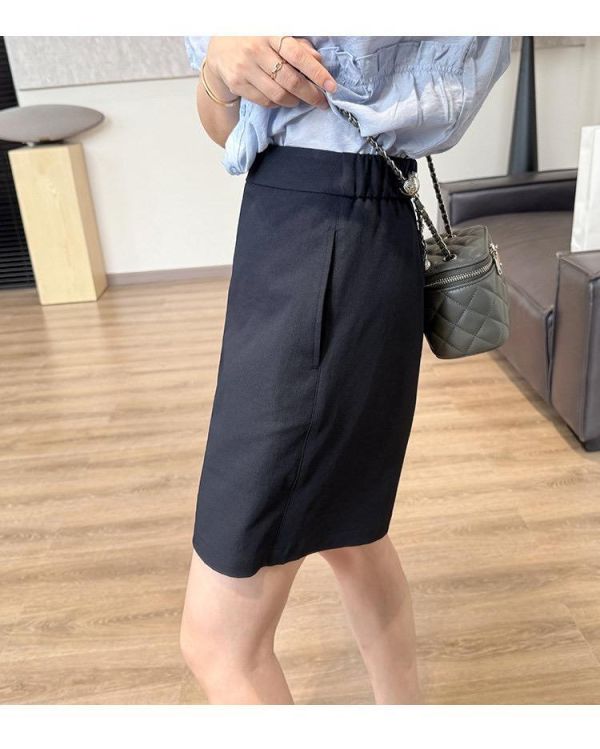 抗皺微彈遮肚 設計感交疊A字裙褲-3色 抗皺微彈遮肚 設計感交疊A字裙褲-3色