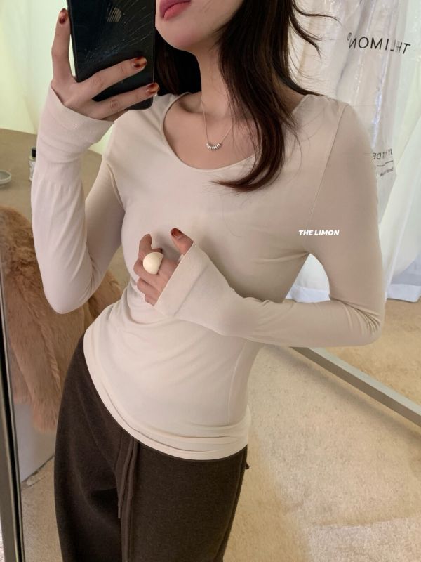 親量貼敷基礎極簡風修身內搭-3色 親量貼敷基礎極簡風修身內搭-3色