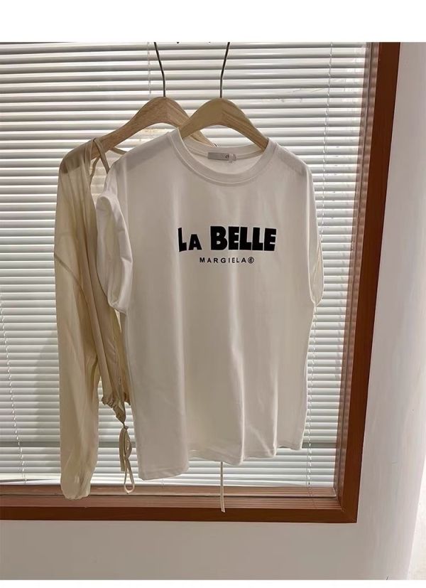 Korea 英文字母T shirt-3色 Korea 英文字母T shirt-3色