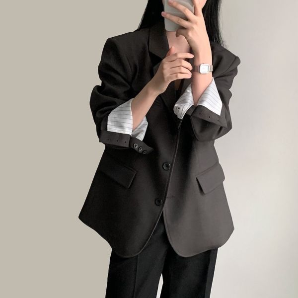 Korea 簡約質感西裝外套-3色 Korea 簡約質感西裝外套-3色