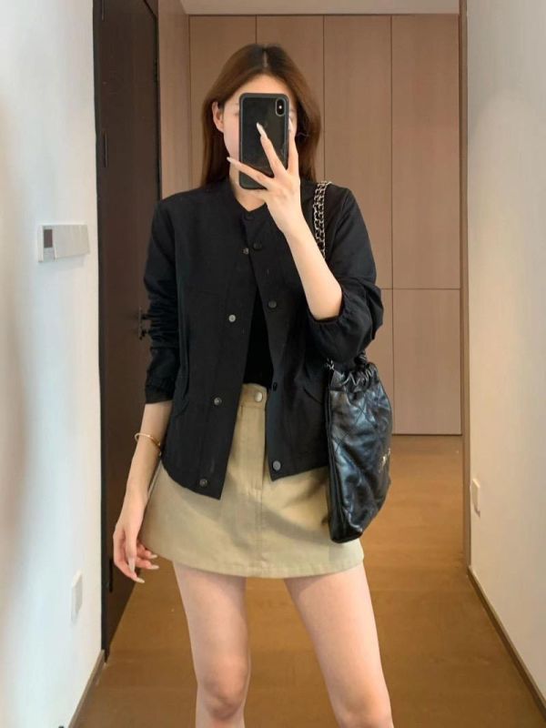 質感立體剪裁 挺闊立領夾克外套-2色 質感立體剪裁 挺闊立領夾克外套-2色