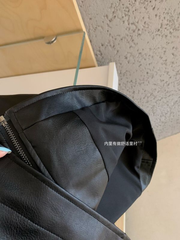 帥氣復古pu皮質感皮外套 帥氣復古pu皮質感皮外套
