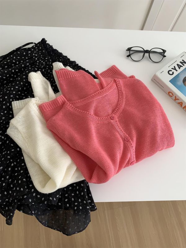 顯白色系克萊因藍冰絲薄款鬆弛感防曬空調罩衫-4色 顯白色系克萊因藍冰絲薄款鬆弛感防曬空調罩衫-4色