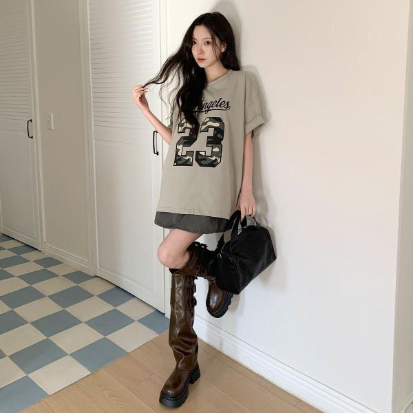 Korea 美式休閒迷彩數字T-3色 Korea 美式休閒迷彩數字T-3色