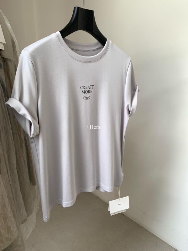 質感簡約字母印花T恤-4色 質感簡約字母印花T恤-4色