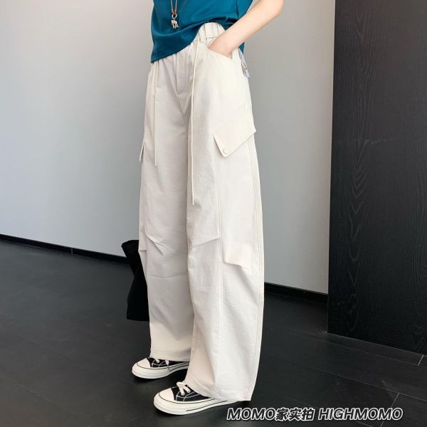 好版型工裝褲～萊賽爾舒適挺闊顯瘦收口直筒休閒褲-3色 好版型工裝褲～萊賽爾舒適挺闊顯瘦收口直筒休閒褲-3色