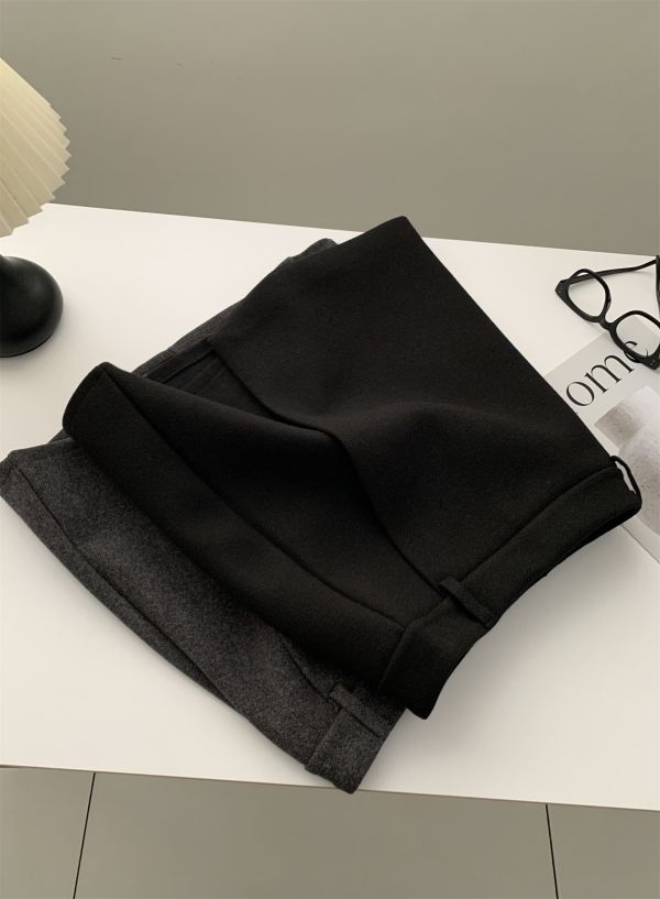 氣質款一片式A字毛呢半身裙防走光短裙-2色 氣質款一片式A字毛呢半身裙防走光短裙-2色