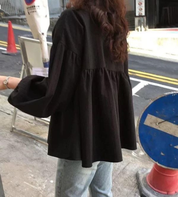 顯瘦澎澎袖娃娃衫 顯瘦澎澎袖娃娃衫