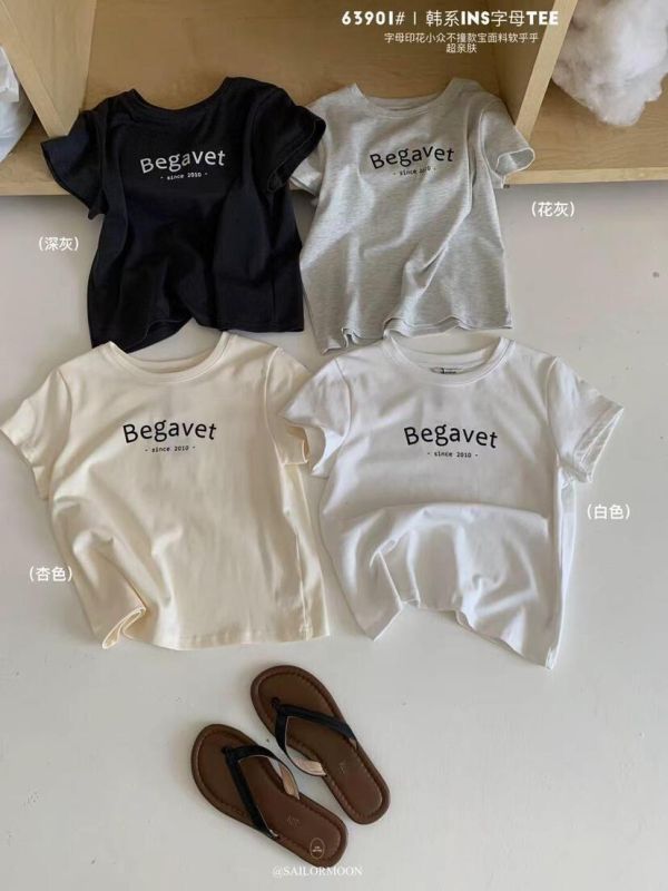 簡約字母百搭印花T恤-4色 簡約字母百搭印花T恤-4色