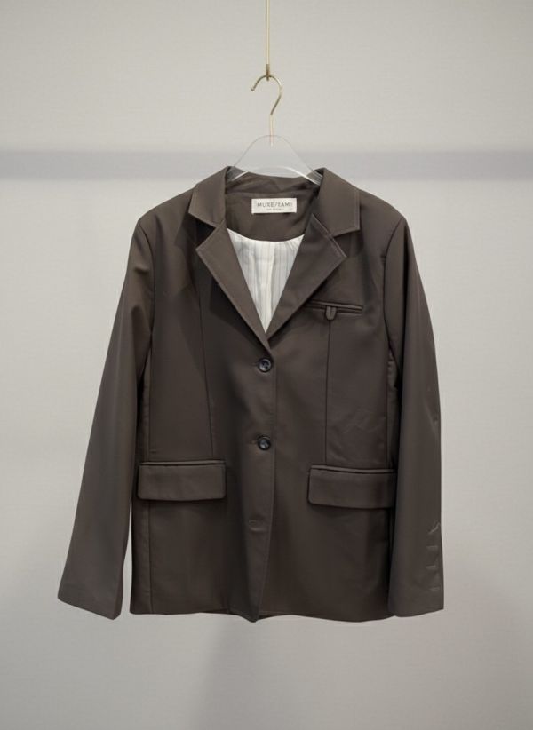 Korea 簡約質感西裝外套-3色 Korea 簡約質感西裝外套-3色