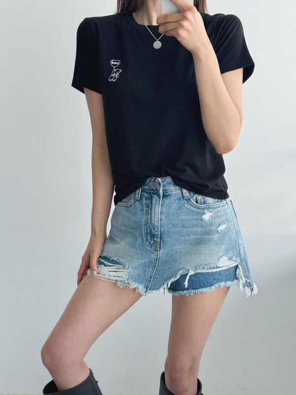 簡約熊熊愛心舒適tee-3色 簡約熊熊愛心舒適tee-3色