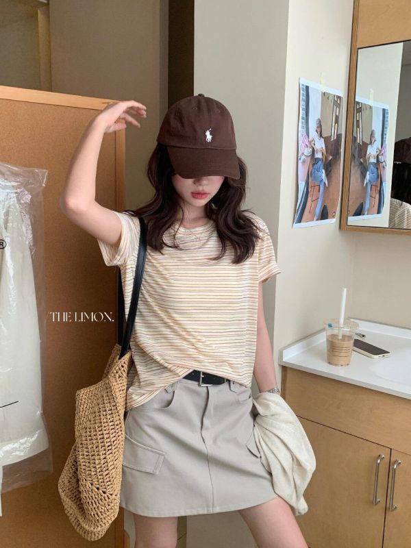 美式復古風氣質設計感高腰A字工裝裙-2色 美式復古風氣質設計感高腰A字工裝裙-2色