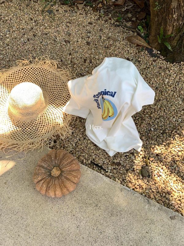 質感印花休閒圓領T恤-3色 質感印花休閒圓領T恤-3色