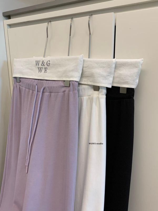 氣質修身T+長腿闊腿褲休閒套裝-6色 