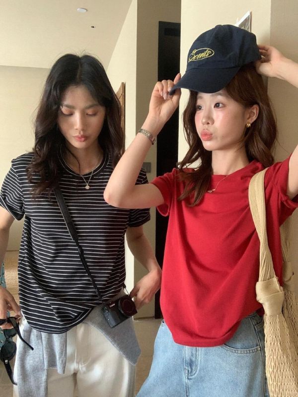 人氣基本款包色必備款～洋氣百搭T-15色 人氣基本款包色必備款～洋氣百搭T-15色