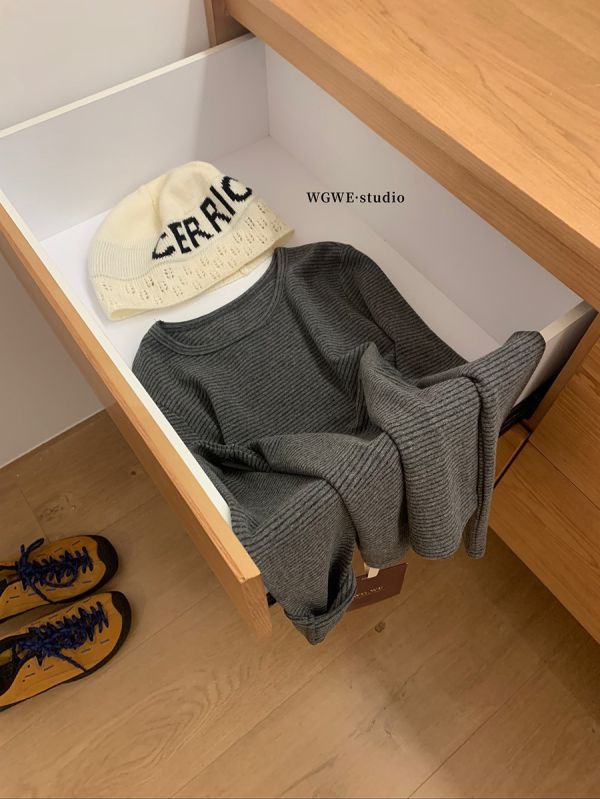 韓系條紋撞色百搭修身顯瘦T恤-5色 韓系條紋撞色百搭修身顯瘦T恤-5色