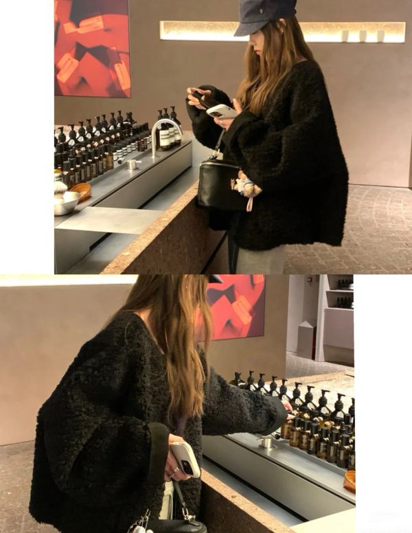 慵懶氣質保暖寬鬆毛毛外套-2色 慵懶氣質保暖寬鬆帽外套-2色