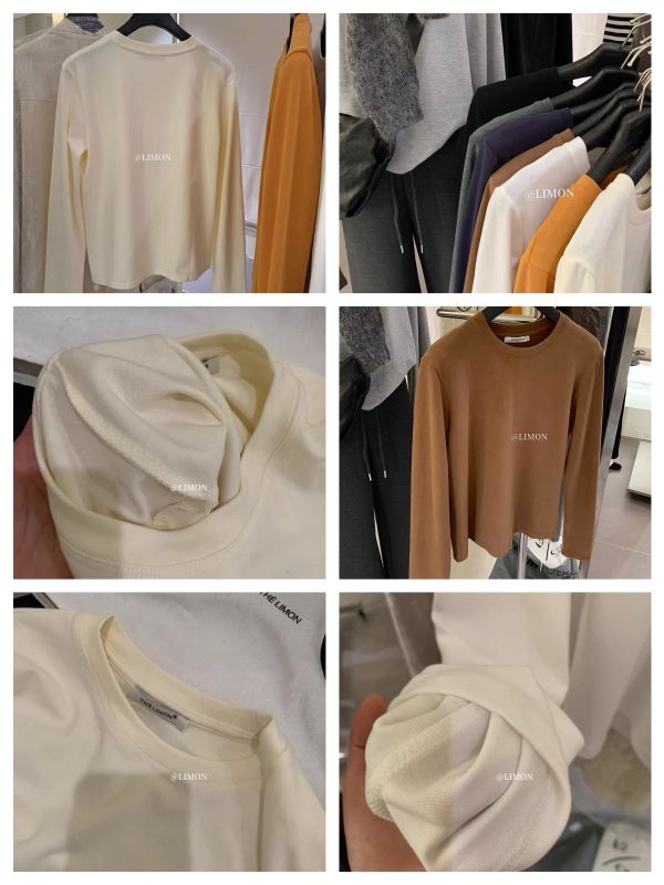 簡約風百搭顯瘦純色長袖t-8色 簡約風百搭顯瘦純色長袖t-8色