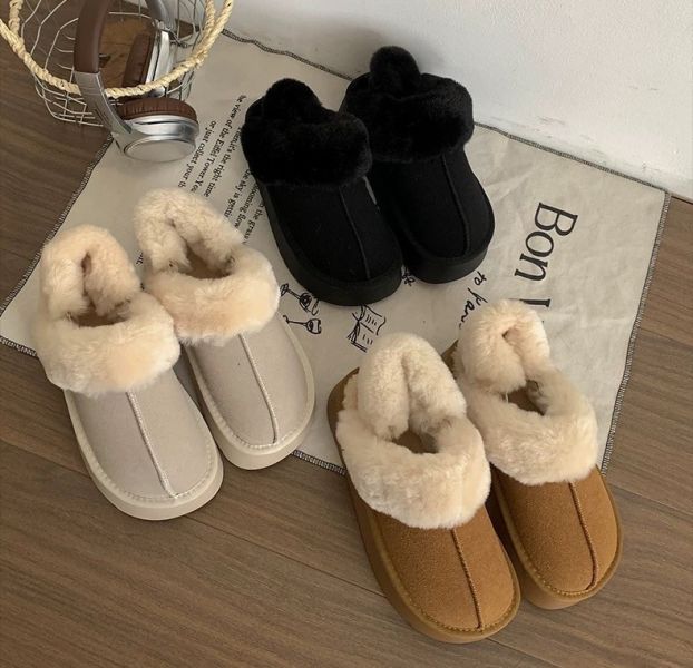 冬天就是要穿毛毛拖 厚底兩穿毛毛鞋-3色 冬天就是要穿毛毛拖 厚底兩穿毛毛鞋-3色