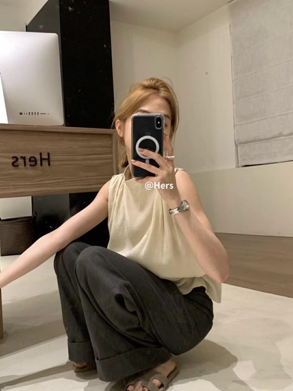 溫柔淑女 天絲捏摺女人味氣質優雅百搭上衣-4色 溫柔淑女 天絲捏摺女人味氣質優雅百搭上衣-4色