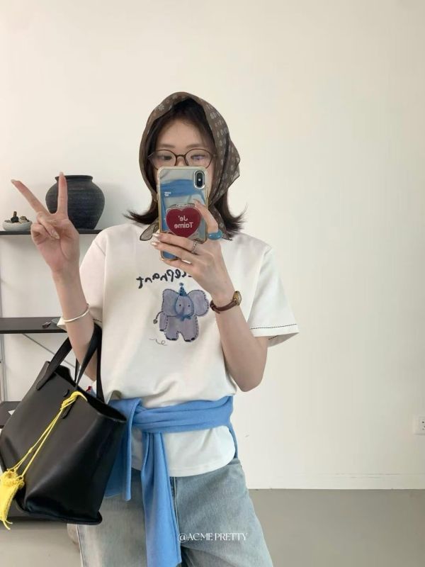 立體工藝 小象tee-2色 立體工藝 小象tee-2色