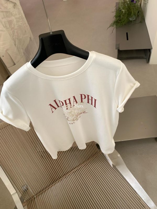 質感印花休閒字母上衣-2色 質感印花休閒字母上衣-2色