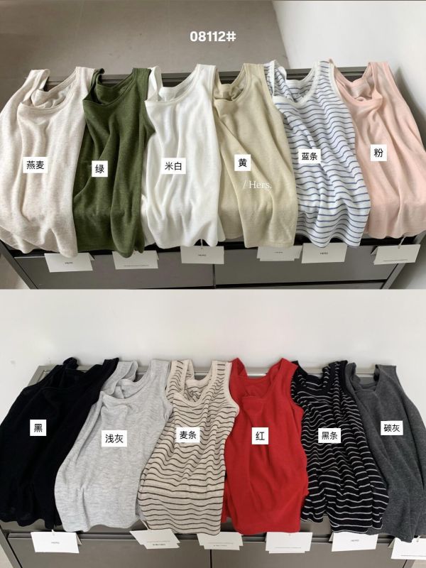 單穿疊穿都好看 透氣不勒舒適背心-12色 單穿疊穿都好看 透氣不勒舒適背心-12色