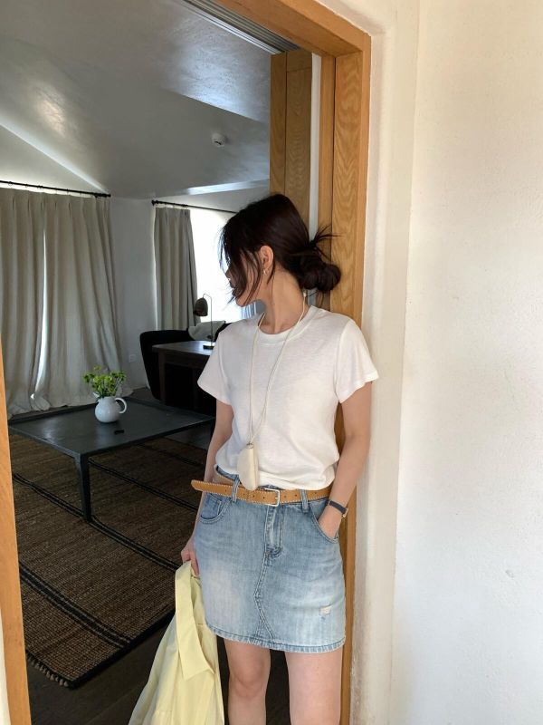 韓系基礎款百搭彈力短袖T恤-15色 韓系基礎款百搭彈力短袖T恤-15色