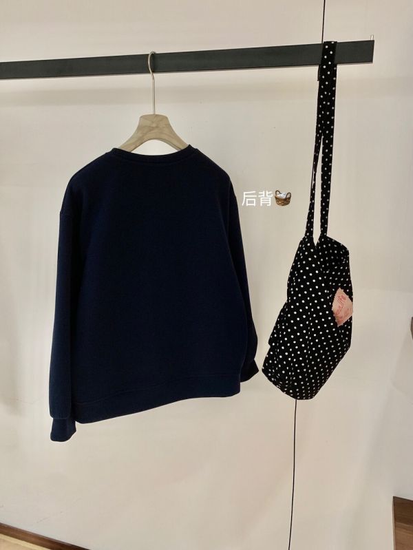 立體蝴蝶結甜美寬鬆圓領上衣-3色 立體蝴蝶結甜美寬鬆圓領上衣-3色