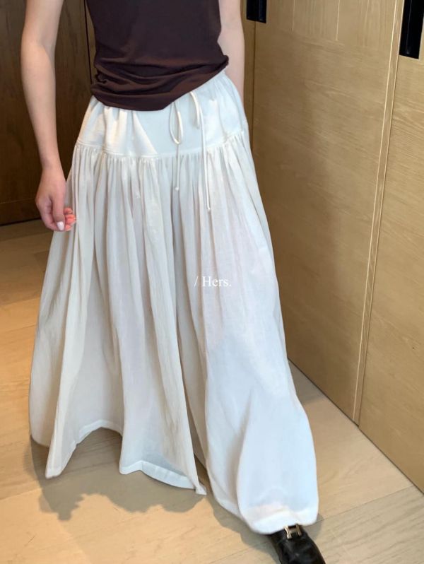 可調整腰圍 慵懶設計感寬鬆休閒闊腿褲-3色 可調整腰圍 慵懶設計感寬鬆休閒闊腿褲-3色