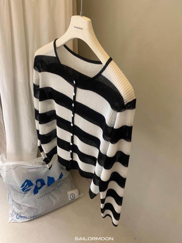 多色 鏤空薄款百搭針織開衫 多色 鏤空薄款百搭針織開衫