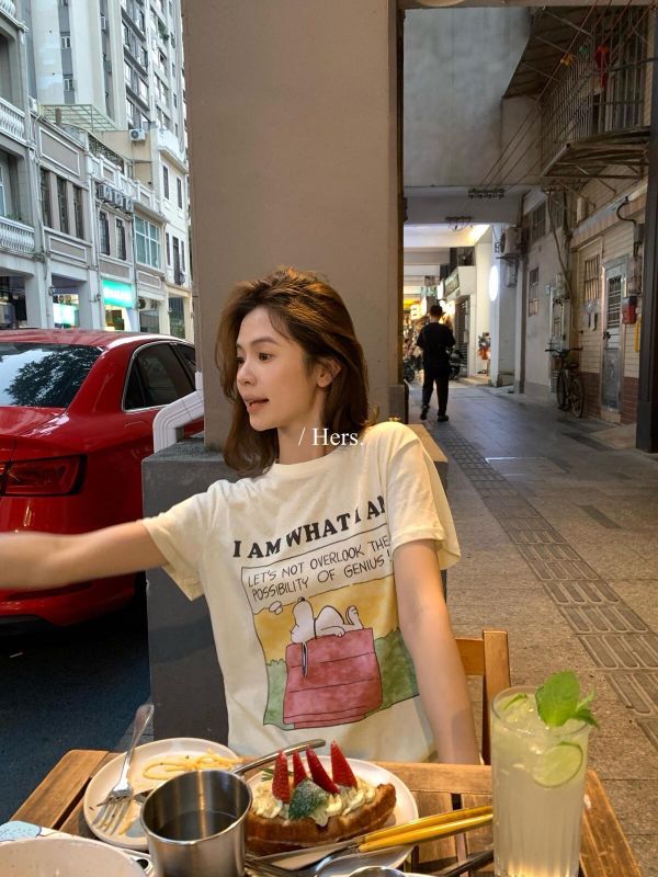 休閒趣味史努比印花T恤 休閒趣味史努比印花T恤