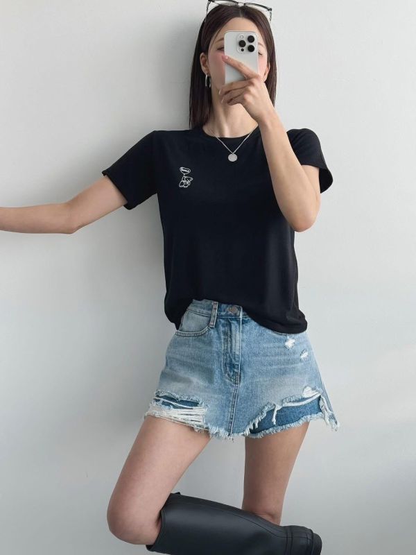 簡約熊熊愛心舒適tee-3色 簡約熊熊愛心舒適tee-3色