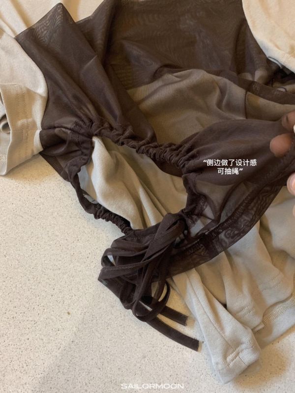 網紗拼接假兩件夏季小衫-3色 網紗拼接假兩件夏季小衫-3色