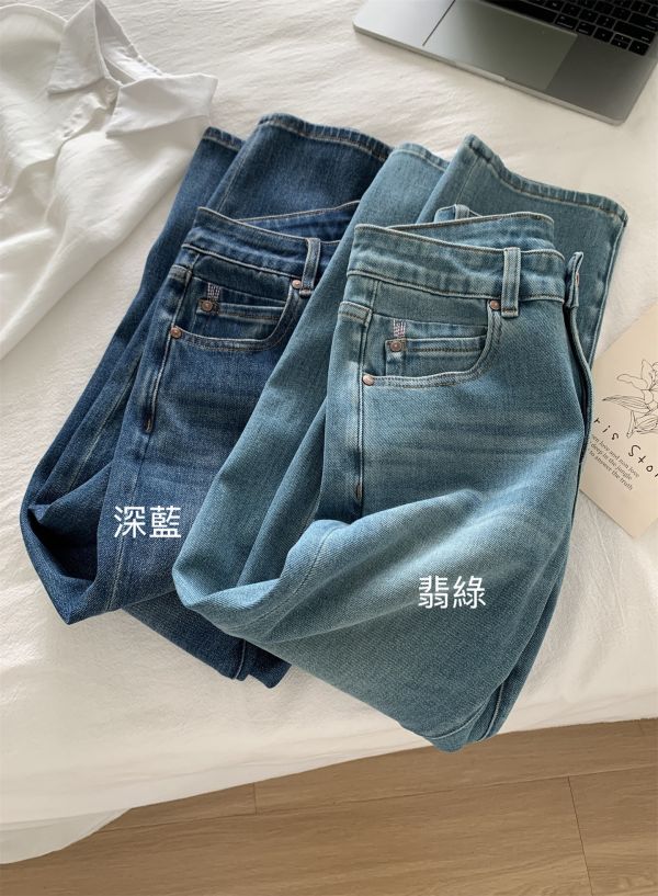 四面彈九分百搭顯瘦牛仔褲-2色 四面彈九分百搭顯瘦牛仔褲-2色