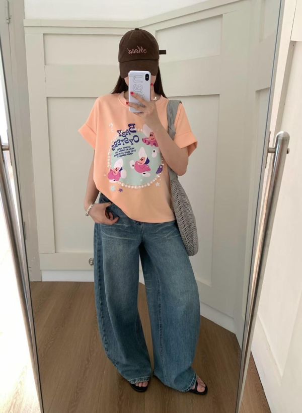 可愛牡蠣寶寶珍珠上衣-5色 可愛牡蠣寶寶珍珠上衣-5色