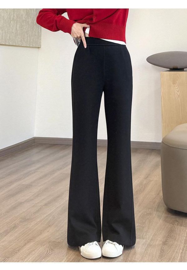 立體走線 自然垂感好穿遮肉顯瘦休閒褲-2色 立體走線 自然垂感好穿遮肉顯瘦休閒褲-2色