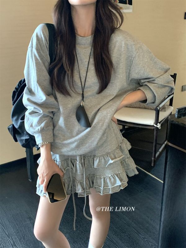 吸睛套裝 甜美休閒兩件套-2色 吸睛套裝 甜美休閒兩件套-2色