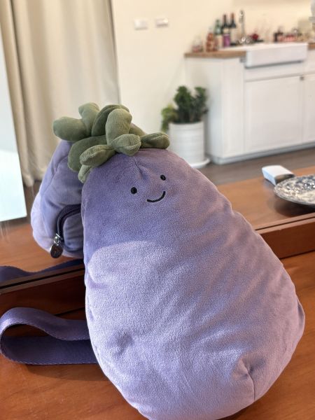 現貨 Jellycat 趣味系列 茄子包包 